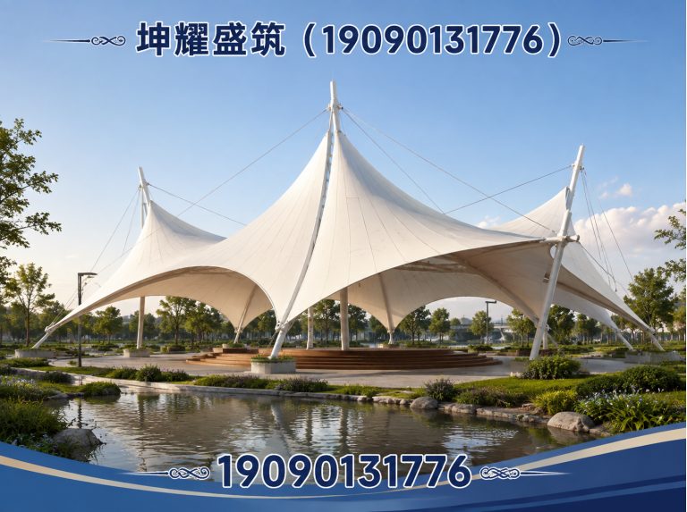 库尔勒市膜结构车棚展示图